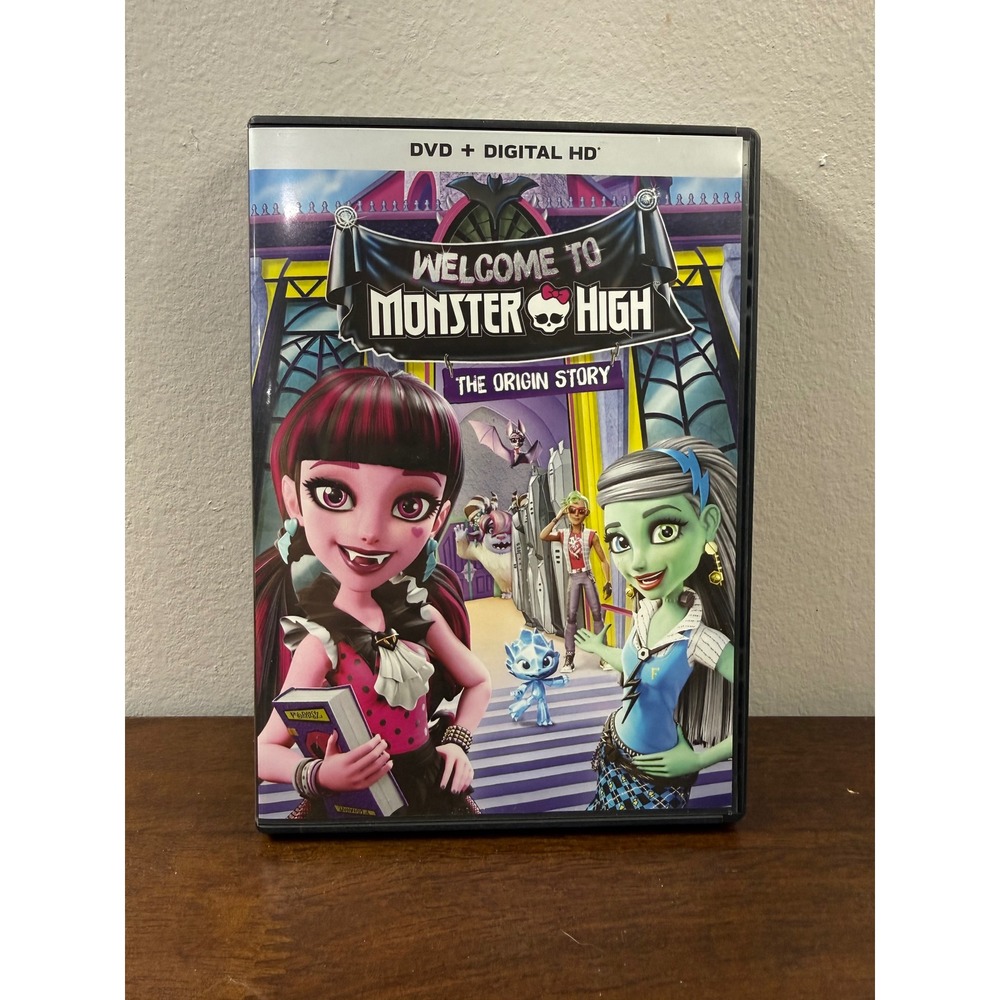 Welcome to Monster High The Origin Story DVD Mattel Animated Movie Draculaura